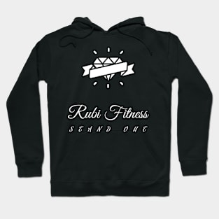 Rubi Fitness Stand out Wht Hoodie